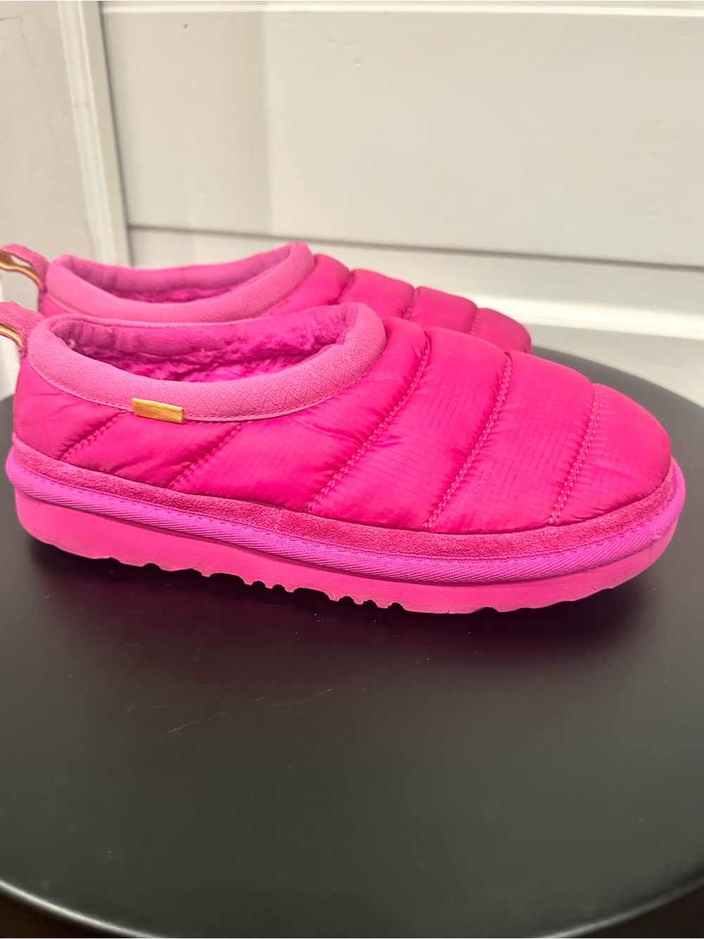 Ugg Pink Slip On Loafers. Ladies 5